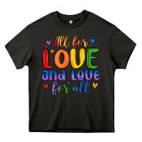 Asphalt all for love and love for all Heavy Core Tee - MaliasSmallBusiness
