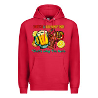 Cardinal Beer&crawfish that's why i'm here Premium Hoodie - FaDigitalArtStudio