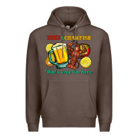 Coffee Beer&crawfish that's why i'm here Premium Hoodie - FaDigitalArtStudio
