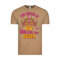 Vintage Coffee the queen is 60 long live the queen Vintage Tee - Jasminsmagicworld
