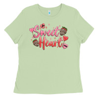Matcha sweet heart Ladies Tee - MaliasSmallBusiness