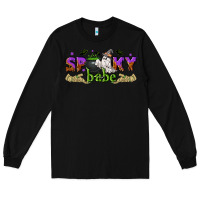 Black spooky babe halloween Long Sleeve Tee - NancyCooperArtShop