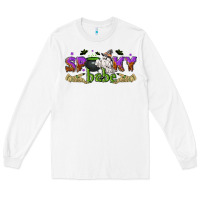 White spooky babe halloween Long Sleeve Tee - NancyCooperArtShop