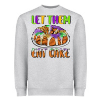 Heather Grey let them eat cake Heavyweight Sweatshirt - CowGirlArtShop