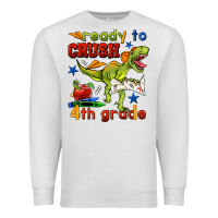 Oatmeal Heather ready to crush 4th grade Premium Sweatshirt - BundleAndBundleShop