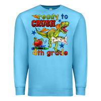 Ocean Blue ready to crush 4th grade Premium Sweatshirt - BundleAndBundleShop