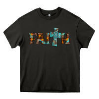 Asphalt faith thanksgiving cross Heavy Core Tee - AdoDesignShop