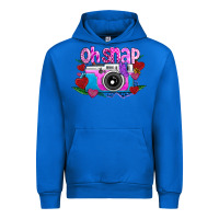 Cobalt Oh Snap Urban Hoodie - CowhideDigitalArt
