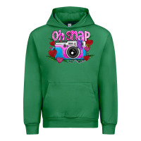 Emerald Oh Snap Urban Hoodie - CowhideDigitalArt