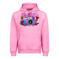 Fuchsia Pink Oh Snap Urban Hoodie - CowhideDigitalArt