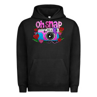 Pigment Black Oh Snap Urban Hoodie - CowhideDigitalArt