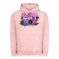 Pigment Salmon Oh Snap Urban Hoodie - CowhideDigitalArt