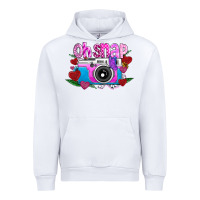 White Oh Snap Urban Hoodie - CowhideDigitalArt