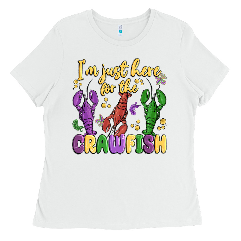 I'm Just Here For The Crawfish Ladies Tee by MaliasSmallBusiness | Teevron