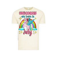 Vintage Arctic unicorns are born in july Vintage Tee - Jasminsmagicworld
