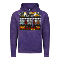 Cloud Purple christmas trees and sunflowers Vintage Hoodie - Jasminsmagicworld