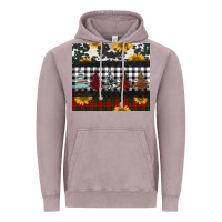 Christmas Trees And Sunflowers Vintage Hoodie | Teevron