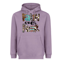 Lavender Faith Over Fear Heavyweight Hoodie - FaDigitalArtStudio