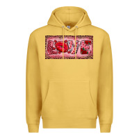 Antique Gold Pink Love Kiss Valentine's Day Premium Hoodie - RanaPortraitStore