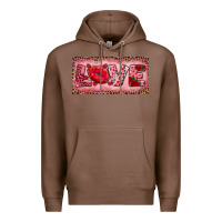 Chestnut Pink Love Kiss Valentine's Day Premium Hoodie - RanaPortraitStore