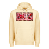 Pina Colada Pink Love Kiss Valentine's Day Premium Hoodie - RanaPortraitStore