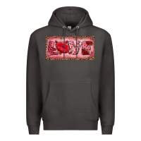Smoke Pink Love Kiss Valentine's Day Premium Hoodie - RanaPortraitStore