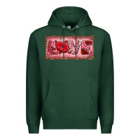 Sports Green Pink Love Kiss Valentine's Day Premium Hoodie - RanaPortraitStore
