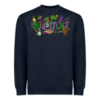Navy hairstylist mardi gras Heavyweight Sweatshirt - CowGirlArtShop