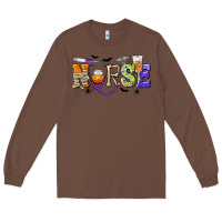 Chestnut Halloween Nurse Long Sleeve Tee - texasbilliewilder
