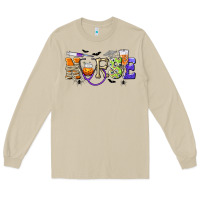 Mushroom Halloween Nurse Long Sleeve Tee - texasbilliewilder
