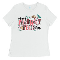 White in my pharmacy tech era Ladies Tee - MaliasSmallBusiness