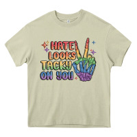 Mossy hate looks tacky on you pride Heavy Core Tee - MaliasSmallBusiness