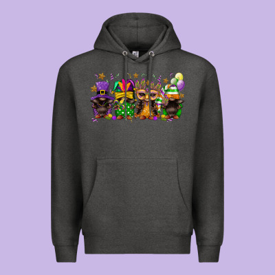 Mardi Gras Afro Gnomies Premium Hoodie Designed By Fadigitalartstudio