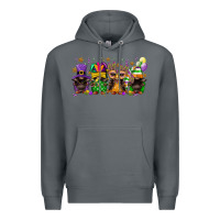 Rock Mardi Gras afro gnomies Premium Hoodie - FaDigitalArtStudio