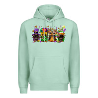 Seafoam Mardi Gras afro gnomies Premium Hoodie - FaDigitalArtStudio