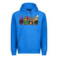 True Royal Mardi Gras afro gnomies Premium Hoodie - FaDigitalArtStudio
