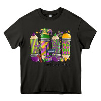 Asphalt mardi gras teacher life Heavy Core Tee - MaliasSmallBusiness