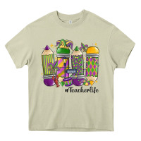 Mossy mardi gras teacher life Heavy Core Tee - MaliasSmallBusiness
