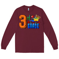 Burgundy Third Grade Long Sleeve Tee - RanaPortraitStore