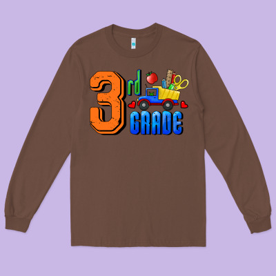 Third Grade Long Sleeve Tee Designed By Ranaportraitstore