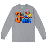 Heather Grey Third Grade Long Sleeve Tee - RanaPortraitStore