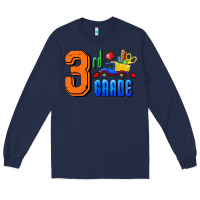 Navy Third Grade Long Sleeve Tee - RanaPortraitStore