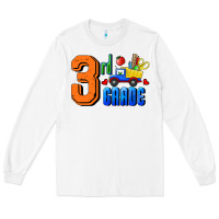 White Third Grade Long Sleeve Tee - RanaPortraitStore
