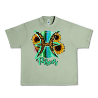 Oil Green Pisces Zodiac Urban Heavy Tee - Bettercallsaul