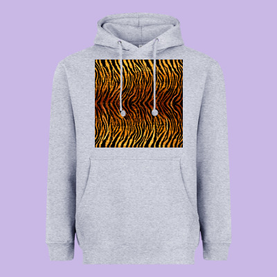 Tiger Seamless Pattern Heavyweight Hoodie Designed By Bundleandbundleshop