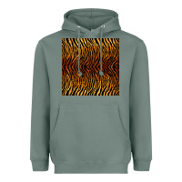 Sage tiger seamless pattern Heavyweight Hoodie - BundleAndBundleShop