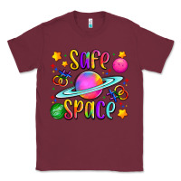 Burgundy safe space Classic Tee - Artiststas