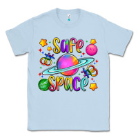 Dusty Blue safe space Classic Tee - Artiststas
