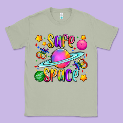 Safe Space Classic Tee Designed By Artiststas