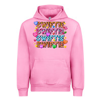 Fuchsia Pink Swiftie Swiftie Valentines Urban Hoodie - CowhideDigitalArt